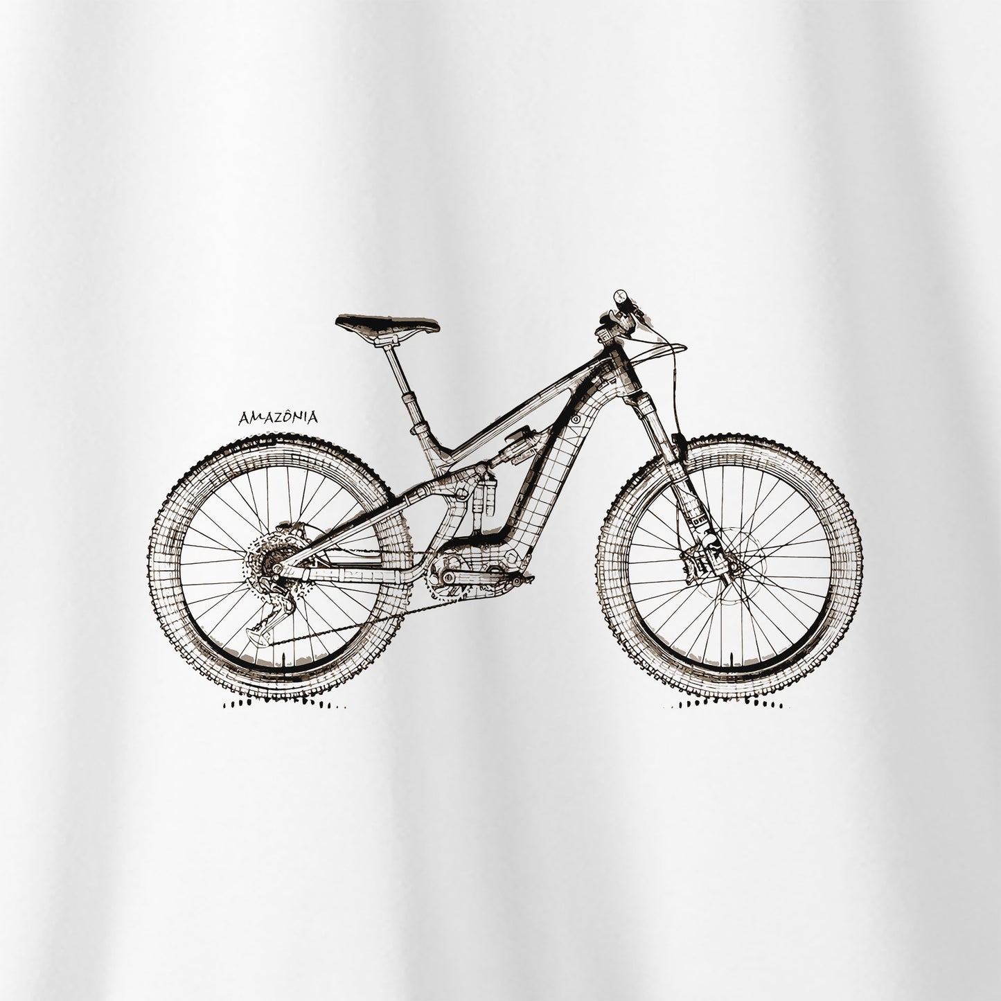 Camiseta Amazônia MTB GRÁFICA – BRANCO - cód 2359
