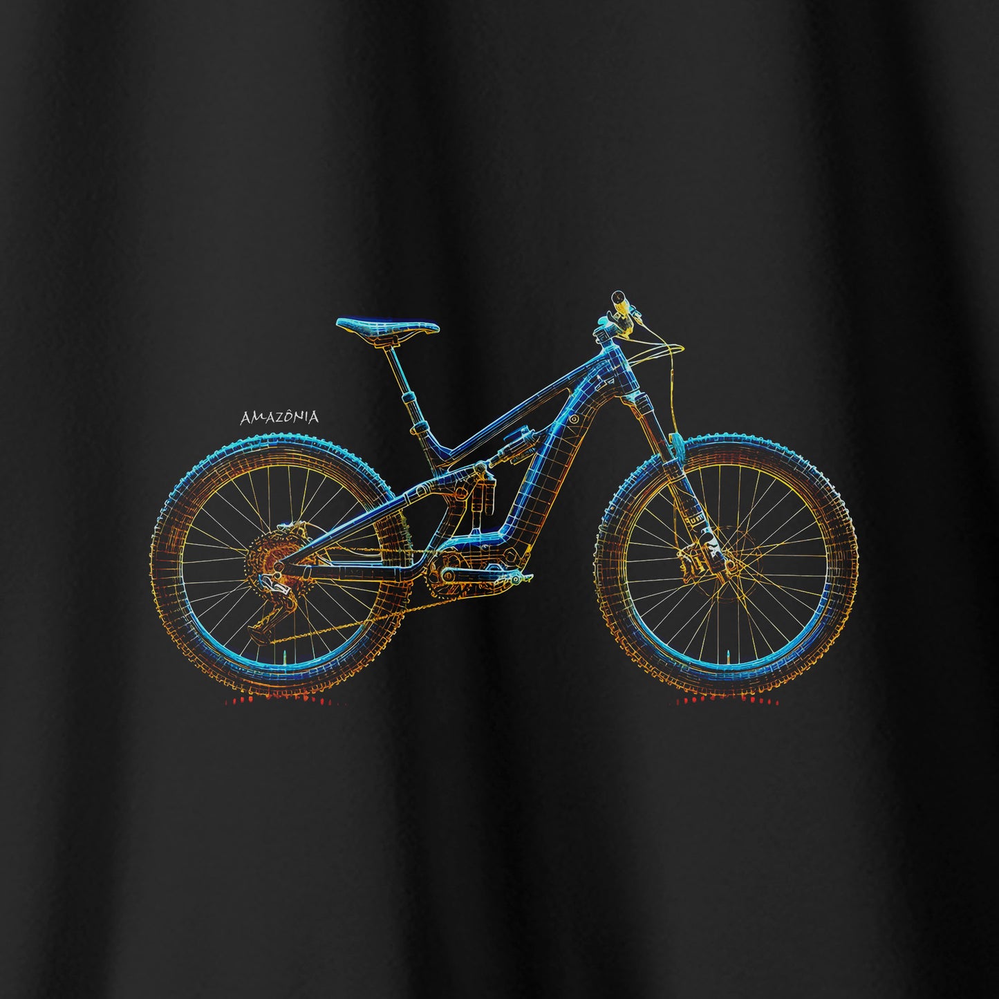 Camiseta Amazônia MTB GRÁFICA – PRETO - cód 2359