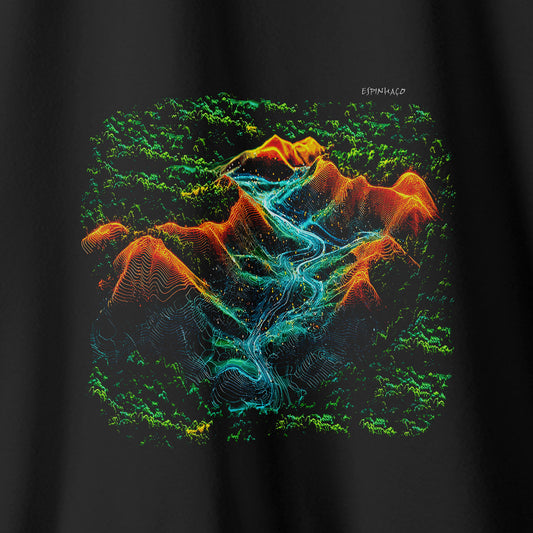 Camiseta Amazônia NATURAL DO ESPINHAÇO - PRETO - cód 2360