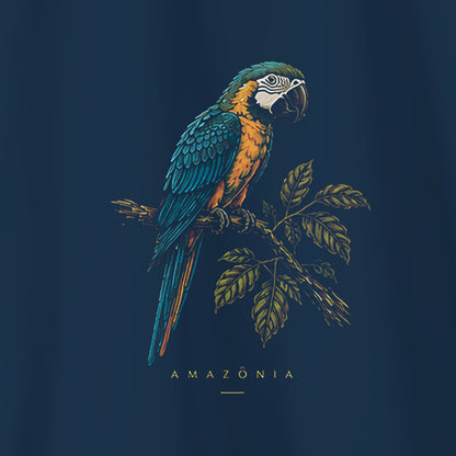Camiseta Amazônia CANINDÉ - AZUL MARINHO - cód 2418
