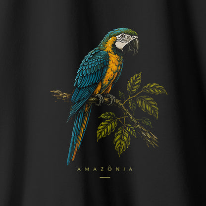 Camiseta Amazônia CANINDÉ - PRETO - cód 2418