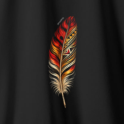 Camiseta Amazônia PENA DA TERRA - PRETO - cód 2446