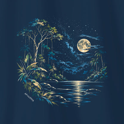 Camiseta Amazônia CÉU DA FLORESTA - AZUL MARINHO - cód 2449