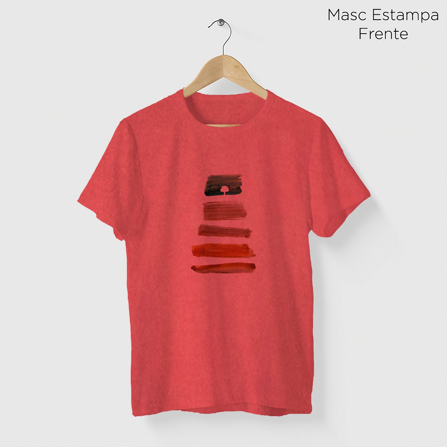 Camiseta Amazônia ISC PACHA MAMA - VERMELHO ESTONADO - cód 0170