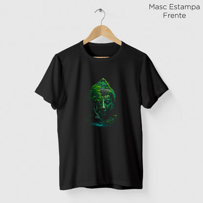 Camiseta Amazônia BUDA FLORESTA - PRETO - cód 0910