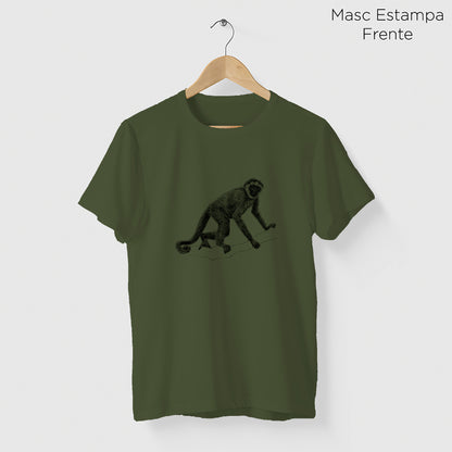 Camiseta Amazônia CAPARAÓ - MURIQUI - VERDE ESCURO - cód 10007