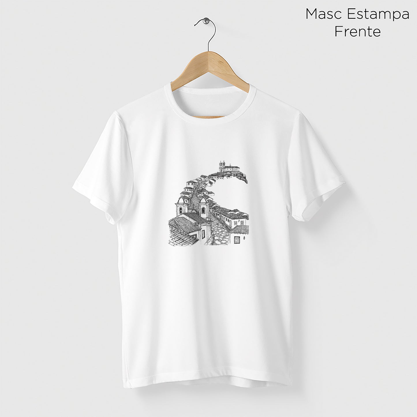 Camiseta Amazônia CIDADE HISTÓRICA - BRANCO - cód 10504
