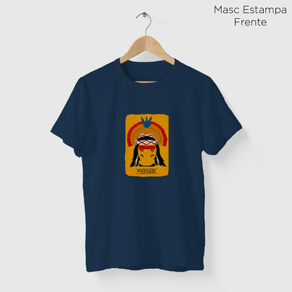 Camiseta Amazônia ORIGENS PATAXÓ - AZUL MARINHO - cód 10579