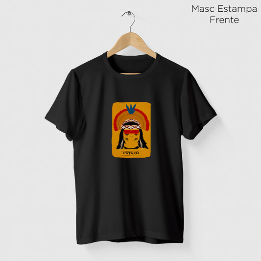 Camiseta Amazônia ORIGENS PATAXÓ - PRETO - cód 10579