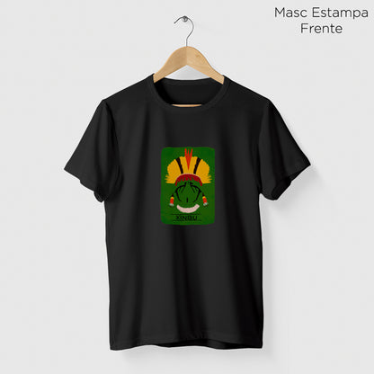 Camiseta Amazônia ORIGENS XINGU - PRETO - cód 10582