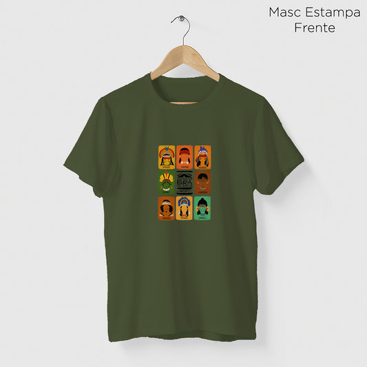 Camiseta Amazônia ORIGENS - VERDE ESCURO - cód 10584