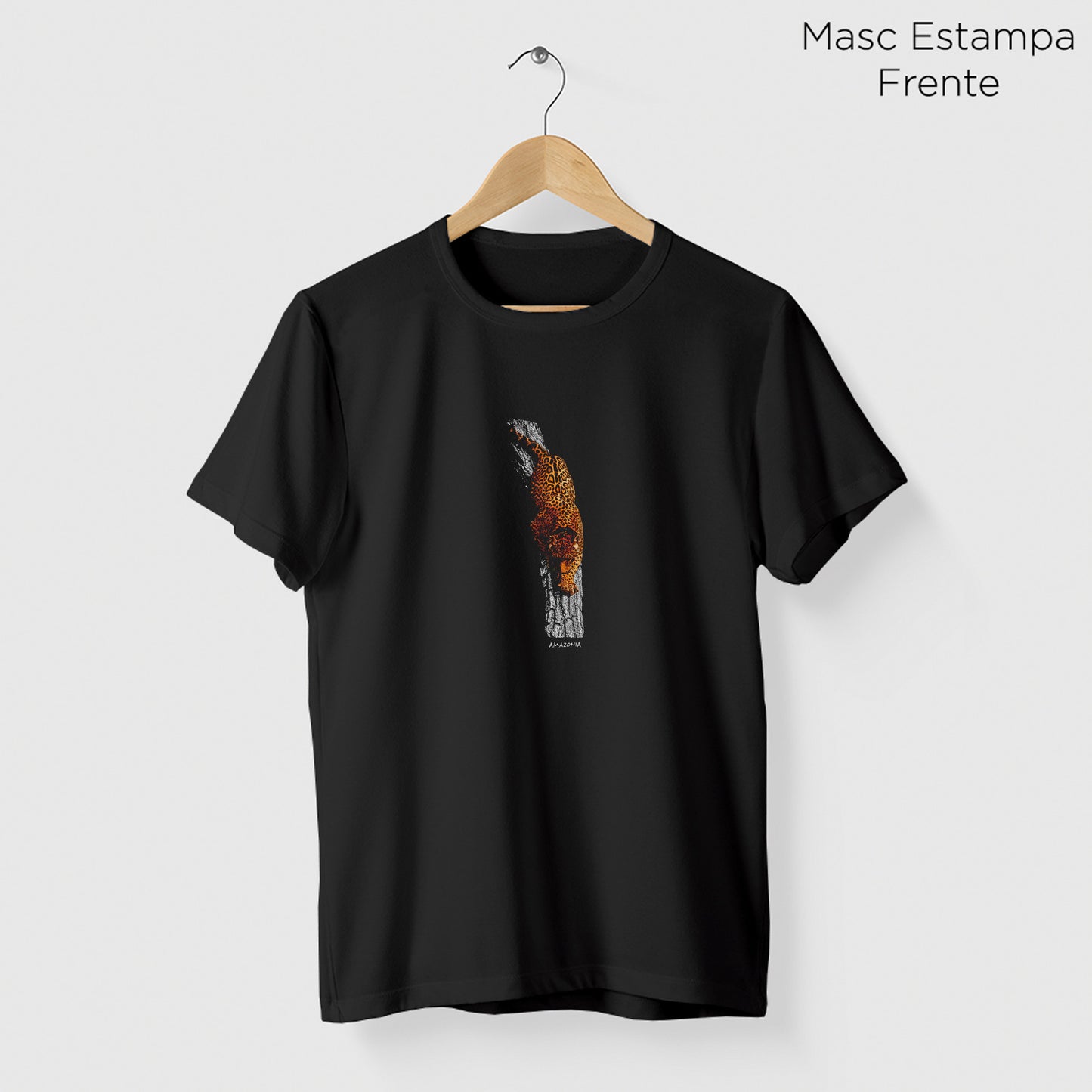Camiseta Amazônia ONÇARARA TRONCO - PRETO - cód 2072