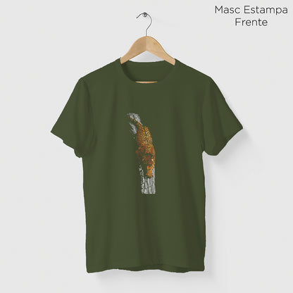 Camiseta Amazônia ONÇARARA TRONCO - VERDE ESCURO - cód 2072