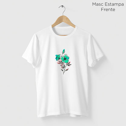 Camiseta Amazônia LINE FLOWER – BRANCO - cód 2092
