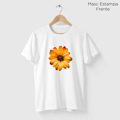 Camiseta Amazônia GIRASSOL VIBRANTE - BRANCO - cód 2098