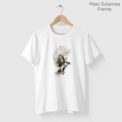 Camiseta Amazônia FALCÃO PEREGRINO - BRANCO - cód 2122