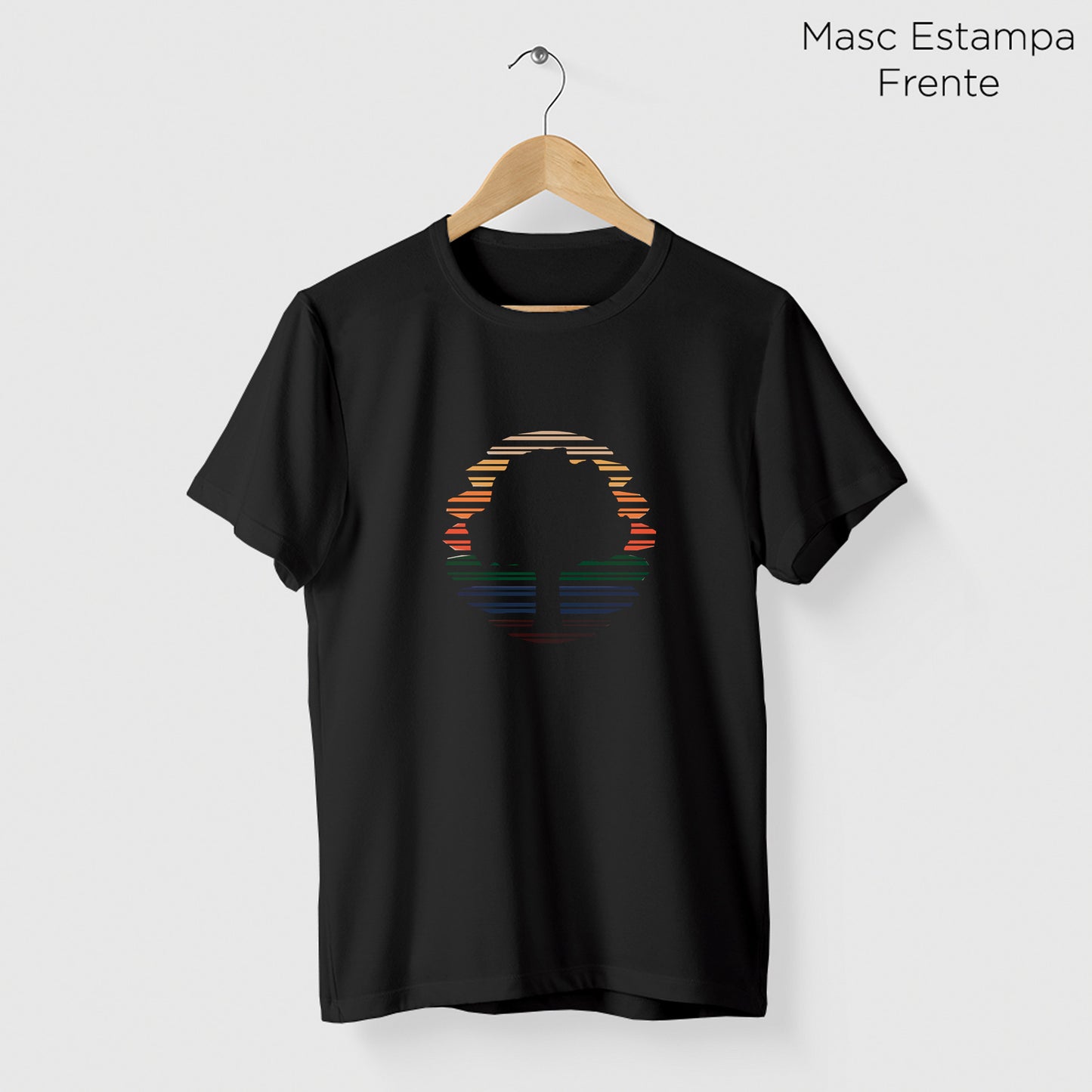 Camiseta Amazônia PANTONE LOGO - PRETO - cód 2123