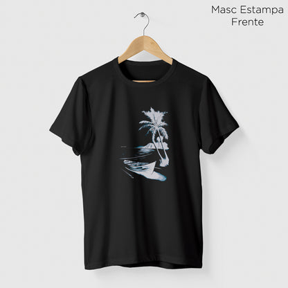 Camiseta Amazônia PRAIA DESERTA - PRETO - cód 2124