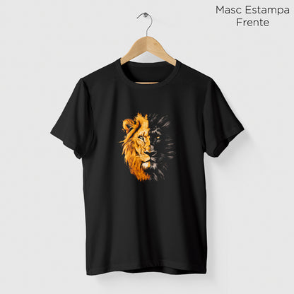 Camiseta Amazônia ON OFF LION - PRETO - cód 2126