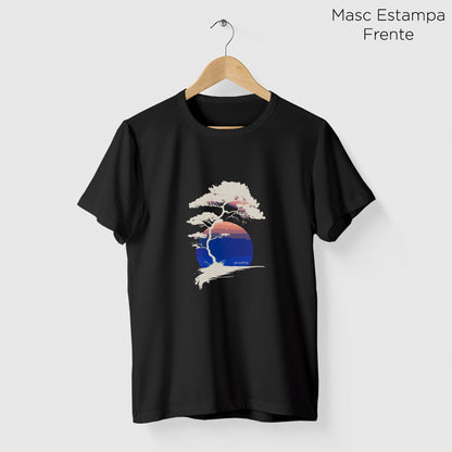 Camiseta Amazônia BONSAI PAISAGEM - PRETO - cód 2135