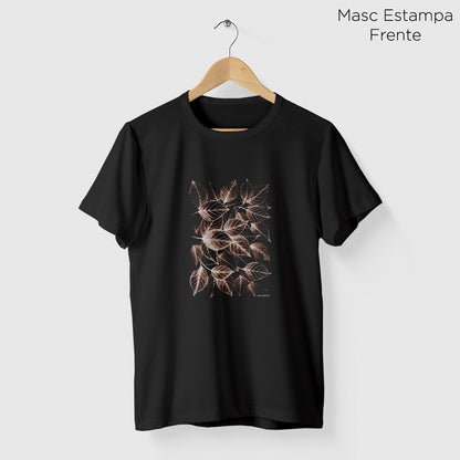 Camiseta Amazônia FLORAL - PRETO - cód 2136