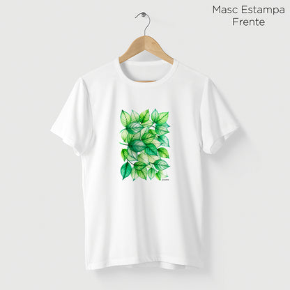 Camiseta Amazônia FLORAL - BRANCO - cód 2136