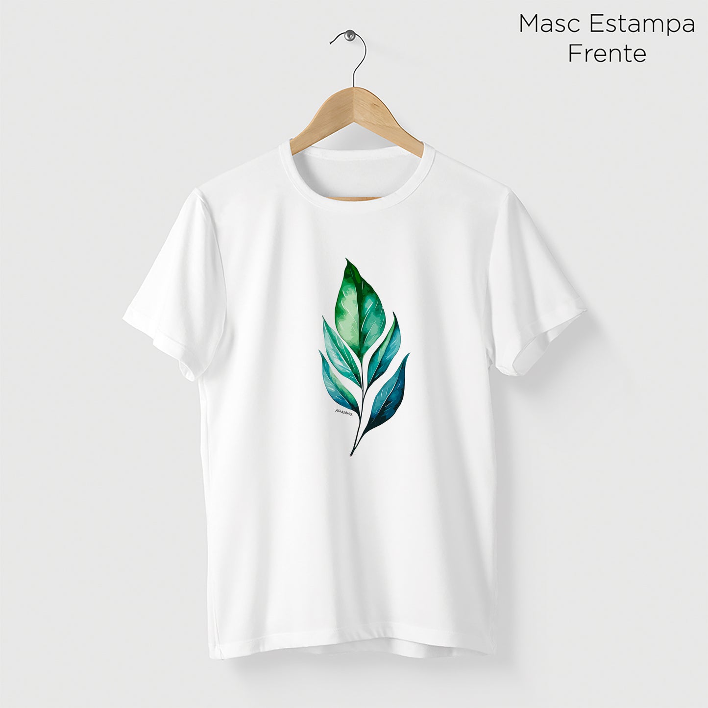 Camiseta Amazônia FOLHARTE - BRANCO - cód 2137