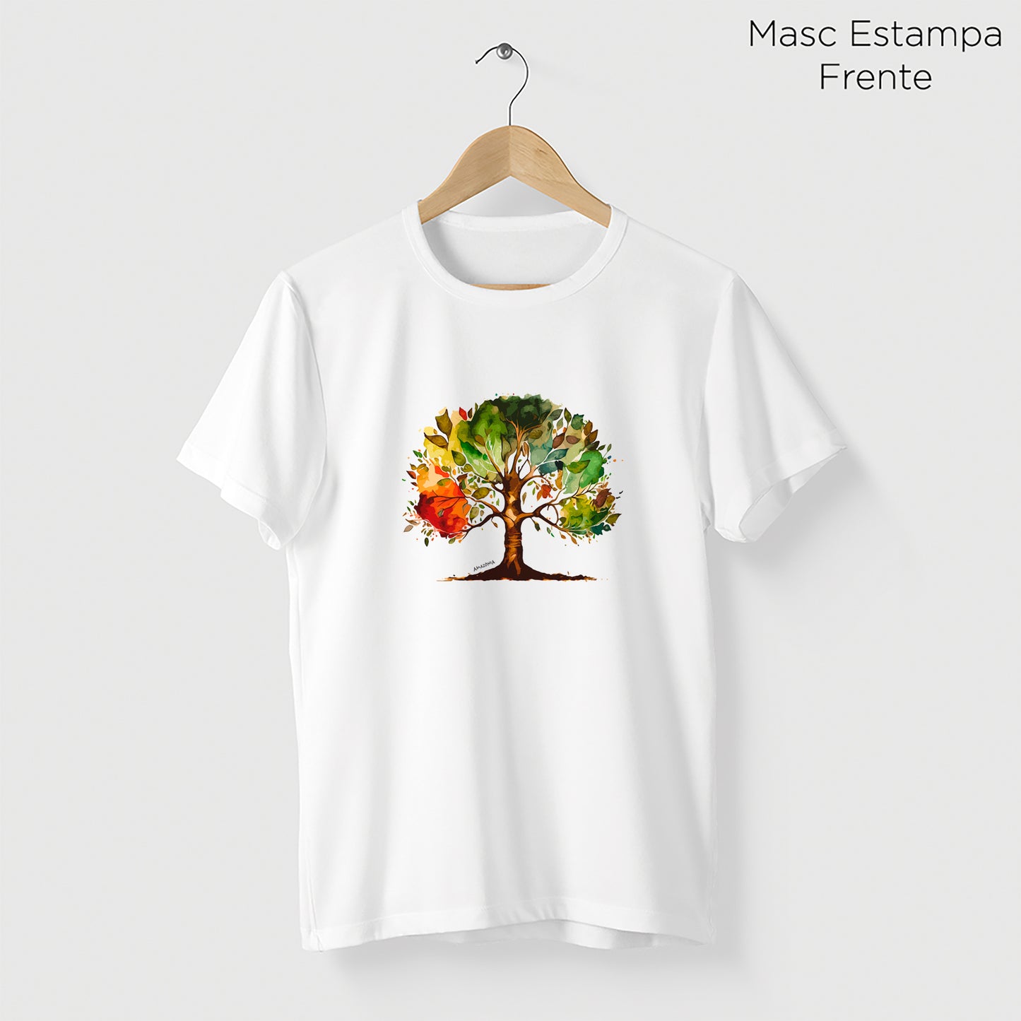 Camiseta Amazônia BIOTREE - BRANCO - cód 2138