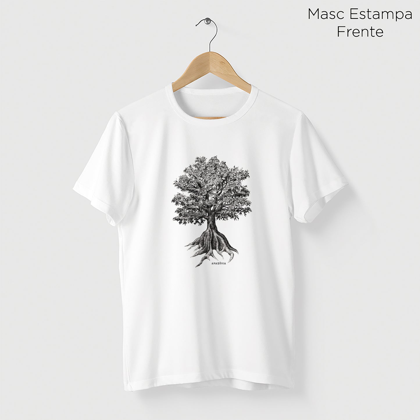 Camiseta Amazônia SUMAÚMA - BRANCO - cód 2139