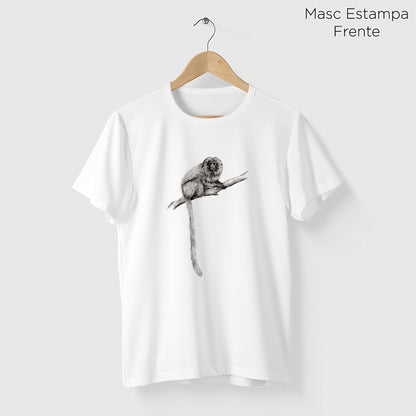 Camiseta Amazônia MICO LEÃO - BRANCO - cód 2146