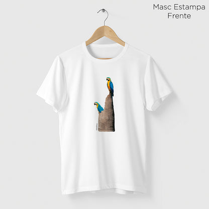 Camiseta Amazônia TRONCO ARARA - BRANCO - cód 2147
