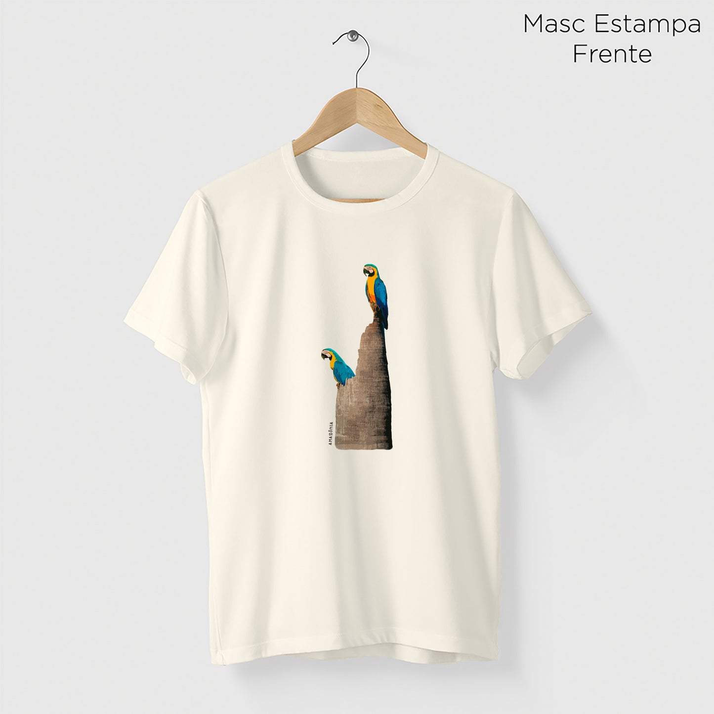 Camiseta Amazônia TRONCO ARARA - OFF WHITE - cód 2147