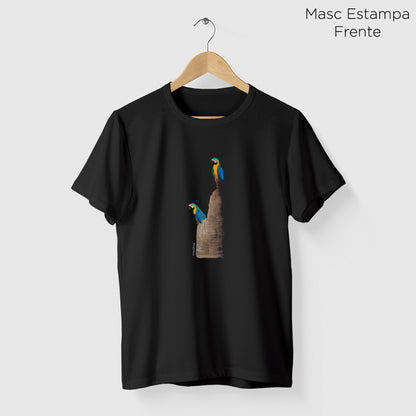Camiseta Amazônia TRONCO ARARA - PRETO - cód 2147
