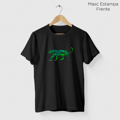Camiseta Amazônia FAUNA FLORA - PRETO - cód 2150