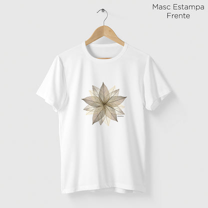 Camiseta Amazônia ARTE FOLHA - BRANCO - cód 2151