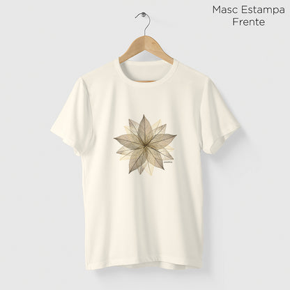 Camiseta Amazônia ARTE FOLHA - OFF WHITE - cód 2151