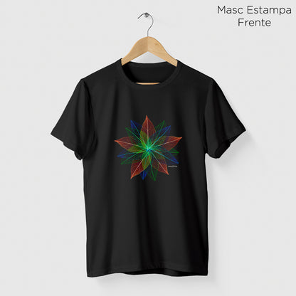 Camiseta Amazônia ARTE FOLHA - PRETO - cód 2151