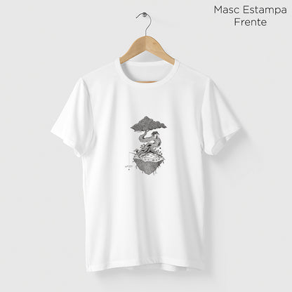 Camiseta Amazônia SONHOS À LINHA - BRANCO - cód 2155