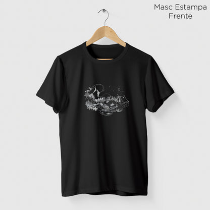 Camiseta Amazônia GUARDIÃO DA FLORESTA - PRETO - cód 2157