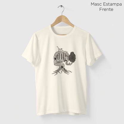 Camiseta Amazônia UMA ÁRVORE MIL VIDAS - OFF WHITE - cód 2158