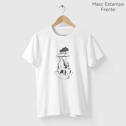Camiseta Amazônia CASINHA NAS ALTURAS - BRANCO - cód 2159