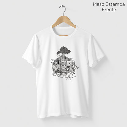 Camiseta Amazônia MINI MUNDOS - BRANCO - cód 2160