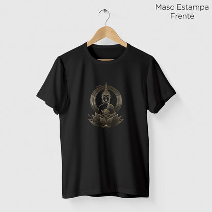 Camiseta Amazônia LOTUS BUDA - PRETO - cód 2168