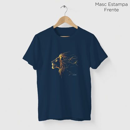 Camiseta Amazônia LION LINES – AZUL MARINHO - cód 2172