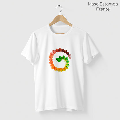 Camiseta Amazônia ESTAÇŌES FOLHAS – BRANCO - cód 2205