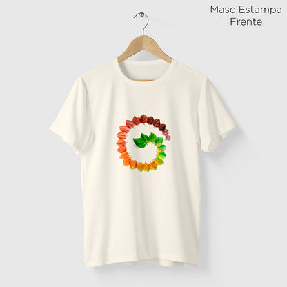 Camiseta Amazônia ESTAÇŌES FOLHAS – OFF WHITE - cód 2205