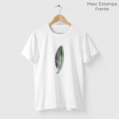 Camiseta Amazônia ASAS FOLHAS – BRANCO - cód 2206