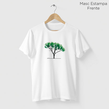 Camiseta Amazônia AQUARELA ÁRVORE – BRANCO - cód 2212