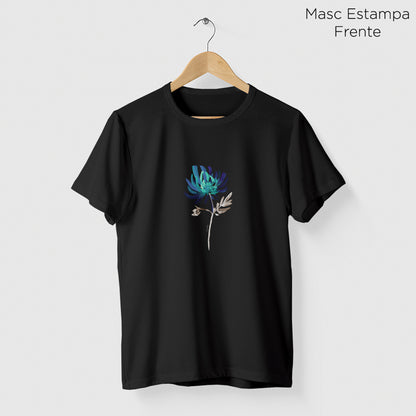Camiseta Amazônia FLOR AQUARELA – PRETO - cód 2213