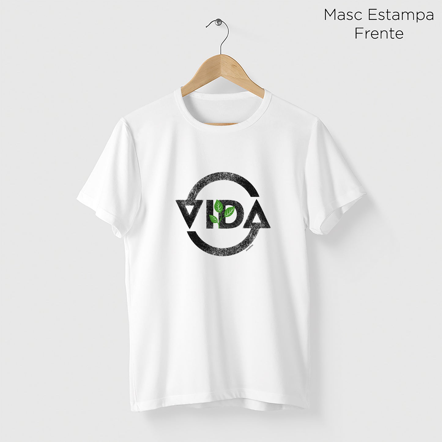 Camiseta Amazônia CICLO DA VIDA – BRANCO - cód 2214